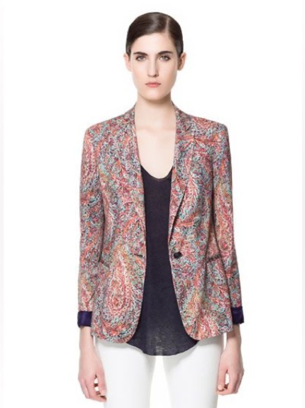 16ptp zara multicoloured blazer